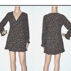 Zara Mini Dress, Floral Print Mini Dress | S